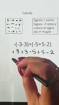 Aprende a sumar números enteros con paréntesis