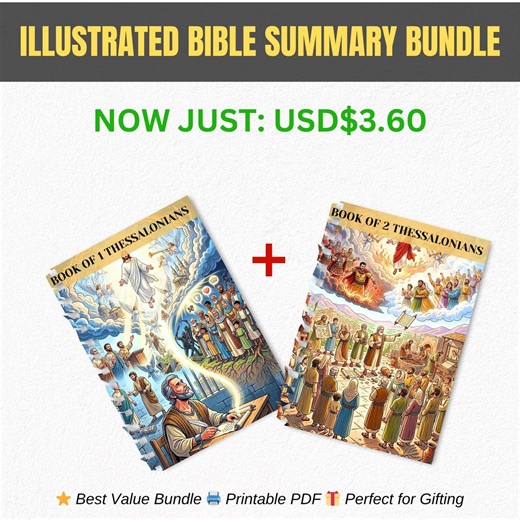 Christian Printable Study Guide for the Books of 1 & 2 Thessalonians New Testament Study Guide PDF, Simple Bible Study for Beginners - Etsy