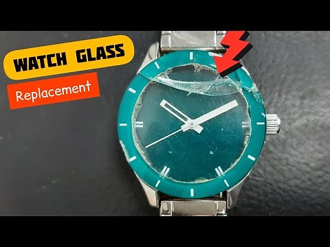 Broken Watch Glass Replacement | DIY | Fastrack Watch
