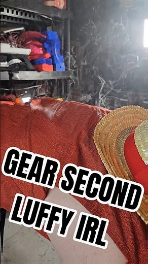 Real smoke effect Luffy cosplay is insane #onepiece #cosplay #luffy