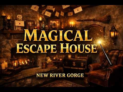 A Magical Escape House Near the New River Gorge National Park | Wizard-Themed Airbnb
