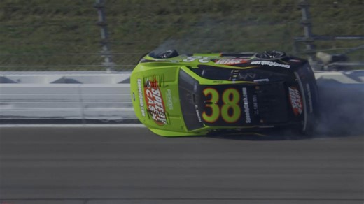 Zane Smith on his 'wild ride' at Kansas Speedway: 'It was violent, no doubt' (VIDEO)