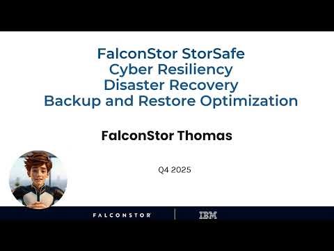 FalconStor StorSafe Deployable Architecture Demo