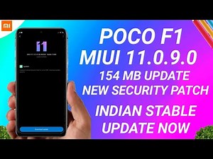 MIUI 11.0.9.0 INDIA STABLE OTA UPDATE | POCO F1 MIUI 11.0.9.0 INDIA UPDATE | POCO F1 MIUI 11.0.9.0