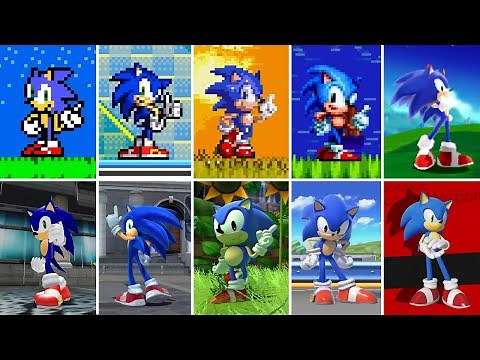Evolution Of Sonic Victory Poses (1991-2021)