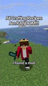 Minecraft But Every Craft Is Random | #shorts