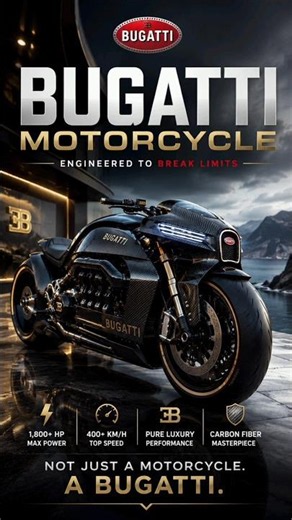 The Bugatti Motorcycle That Shocked the World! 🏍️🔥