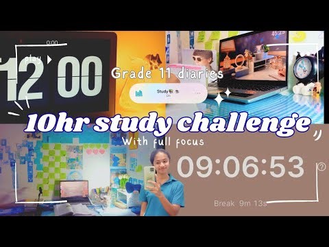 10 Hour Study Challenge : Class Day Edition 📚 (Realistic & Productive) || Sinhala study vlog