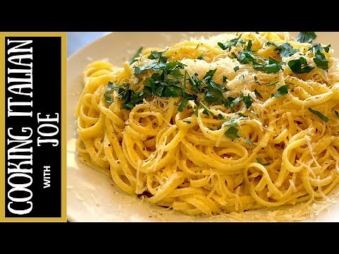 World's Best Pasta al Limone with Linguine | Cooking Italian with Joe