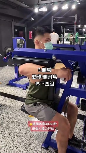 健身房肩部訓練 弄清楚動作在練哪 能減少在健身房浪費的時間😉 #健身 #健身房 #肩膀訓練 #yesman健身之道