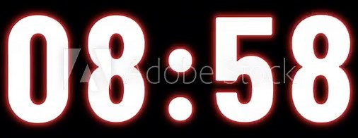 Red Digital clock timer countdown animation. 10 second. 4K video Stock Video