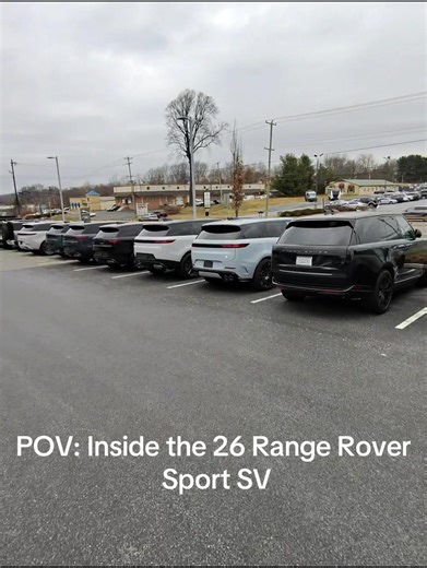 Inside the new 2026 Range Rover sport SV!!! #fyp #rangeroversport #rr #carsoftiktok #wifimoney