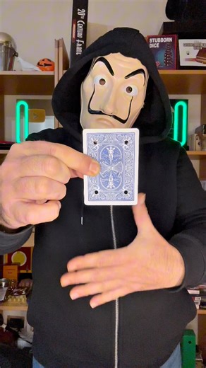 212K views · 1K reactions | Moving Hole 彩 Amazing Card Trick #magic #foryou #tricks #magictricks #magician #Hallowenevents #halloween2025 #Halloween | The Mask Magic Tricks Revealed | Facebook