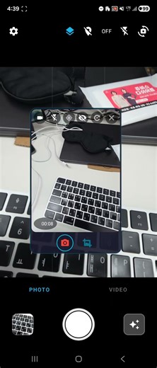 뮤트 카메라 - 앱에서 FOREGROUND_SERVICE_MICROPHONE 권한을 사용해야 하는 작업