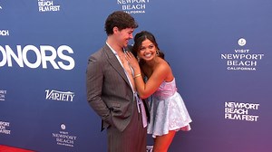 Noah Beck and Siena Agudong 2024 Newport Beach Film Festival Honors & Variety's 10 Actors To Watch Red Carpet