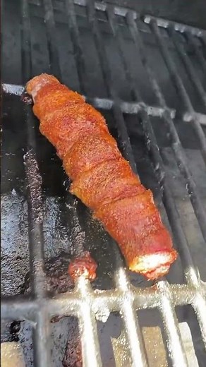 Cheese Stuffed Bacon Wrapped Smoked Hot Dogs