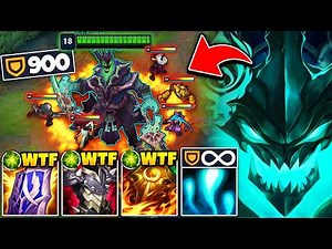 The enemy picked all ad champs, so I stacked 900 armor on Thresh (150,000 DAMAGE BLOCKED)