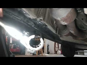 2008 BMW X5 3.0L how to replace the post o2 sensor's