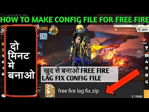 HOW TO MAKE CONFIG FILE FOR FREE FIRE | HOW TO MAKE FREE FIRE LAG FIX CONFIG FILE | freefire Lag fix