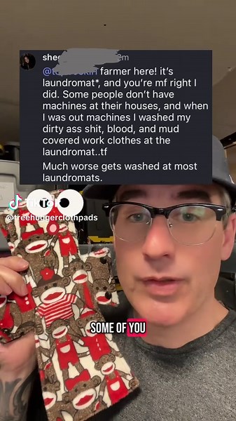 Washing machines are specifically designed to clean things. #clothpads #washingclothpads