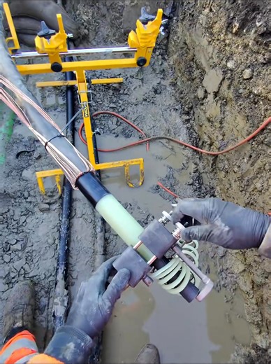 102K views · 1K reactions | The full process of preparing a 33kV cable ⚡️ #electrician #electrical #Cable #fypシ | Electrical Engineer | Facebook