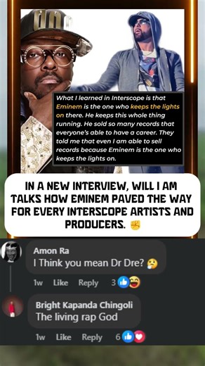 In a new interview, Will I Am talks how Eminem paved the way for every Interscope artists and produc