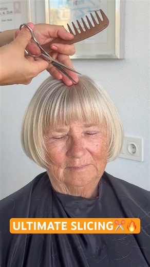 ULTIMATE FRINGE HAIRCUT SLICING TECHNIQUE BY VIVYAN HERMUZ! 🏆✂️✨ #haircut #hairhacks #fringebangs