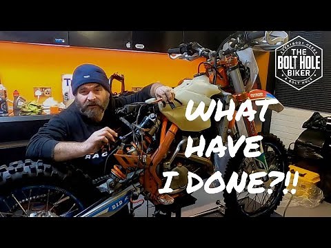 Complete Plastics Replacement on KTM EXC 250 F
