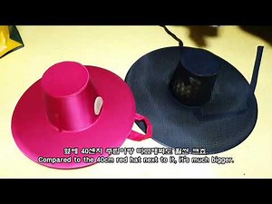 갓을 꾸며봅시다. (decorate Gat the korea traditional hat)