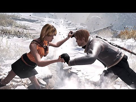 Leon vs Ashley mod god of war