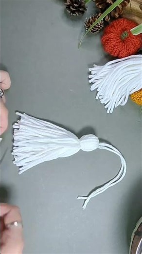 Create Adorable Yarn Ghosts for Halloween Fun