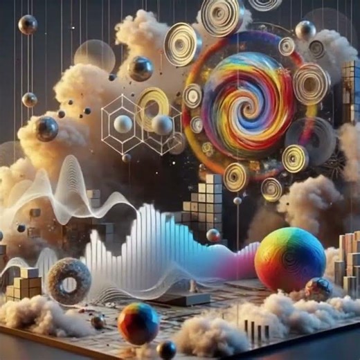 Cosmosaic #AbstractArt #DigitalArt #MotionGraphics #animation #RainbowColors #PsychedelicArt