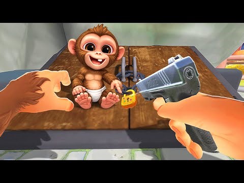 Monkey Tries to BREAK Into Secret Basement