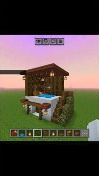 How To Build Small House In Minecraft #shorts #minecraft