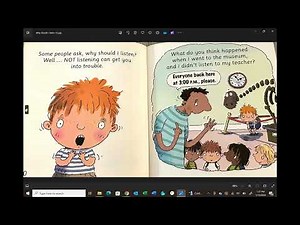 Why Should I listen? Written By: Claire Llewellyn, Illustrated By: Mike Gordon