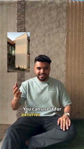 A clay wall that installs like wallpaper ✨