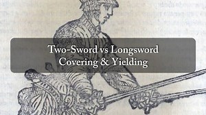 Alright, two-sword vs. longsword! In this clip I demonstrate how to approach a high right side longsword guard using a two-sword closed position (where the two swords unify into a triangle that covers one side high and low). My partner parries my initial thrust, triggering a cambiamento (combination yielding action), that allows me to adapt to the parry while setting up the attack of the second sword, and cover the opponent's counter-attack. More lessons at www.duello.tv Sign up for regular free