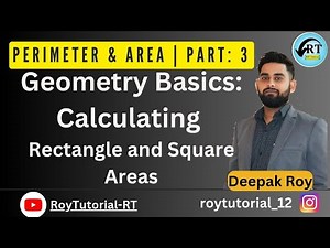 Geometry Basics: Calculating Rectangle and Square Areas #áreas #geometry