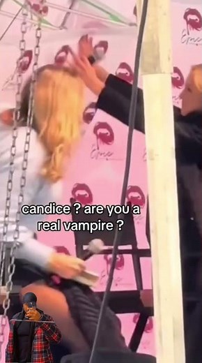 Candice King’s Vampire Reflexes Just Kicked In IRL 😭😂