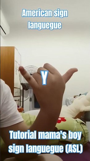 MAMA'S BOY TUTORIAL (ASL)#americansignlanguage