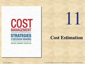 Cost Estimation - SlideServe