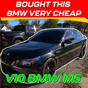Bought a BMW M5 for Cheap! | Auto Auction Rebuilds