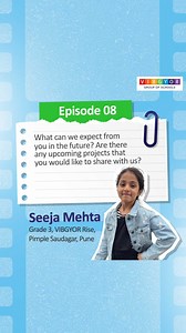 In the final episode of 'VIBGYOR Spotlight,' Seeja gives us a glimpse into her exciting future plans and projects. Stay tuned for some big reveals! 🌟🎥 #VIBGYORSpotlight #FutureProjects #VIBGYORKids #VIBGYORRoots #VIBGYORGroupOfSchools #VIBGYOR | VIBGYOR Group of Schools