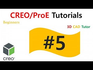 Rotate, Move, Orientation, Normal to, Edit sketch | Fundamentals of Creo Tutorials for Beginners #5