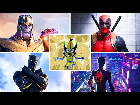 Evolution of Fortnite Marvel Cinematic Trailers..! Endgame - Day of Doom