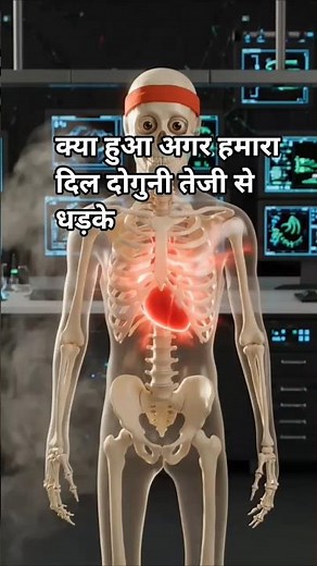 What If Your Heart Beat Twice As Fast Forever? 😱|200 BPM Heart#sciencefacts#humanbody#heart medical