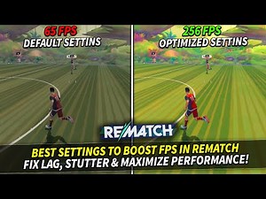 🚀 Best Settings to BOOST FPS in Rematch – Fix Lag, Stutter & Maximize Performance!