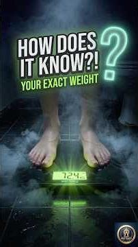 How Does a Weighing Scale Know Your EXACT Weight? 🤯 #shorts #facts #science