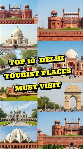 Top 10 Tourist Places in Delhi | Delhi City Tour, Local Sightseeing #delhicitytour #travel