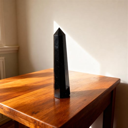 Buy Black Obsidian Healing Wand | Certified Crystal Energy Point | Protection & Cleansing Tool | Handmade Meditation and Reiki Decor Online in India - Etsy